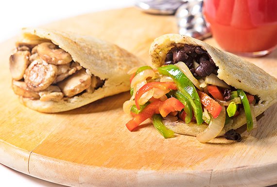 Vegetarian Arepas